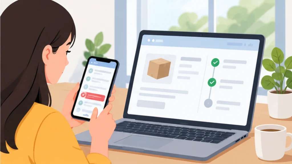 Buyer checking 1688 order and payment status